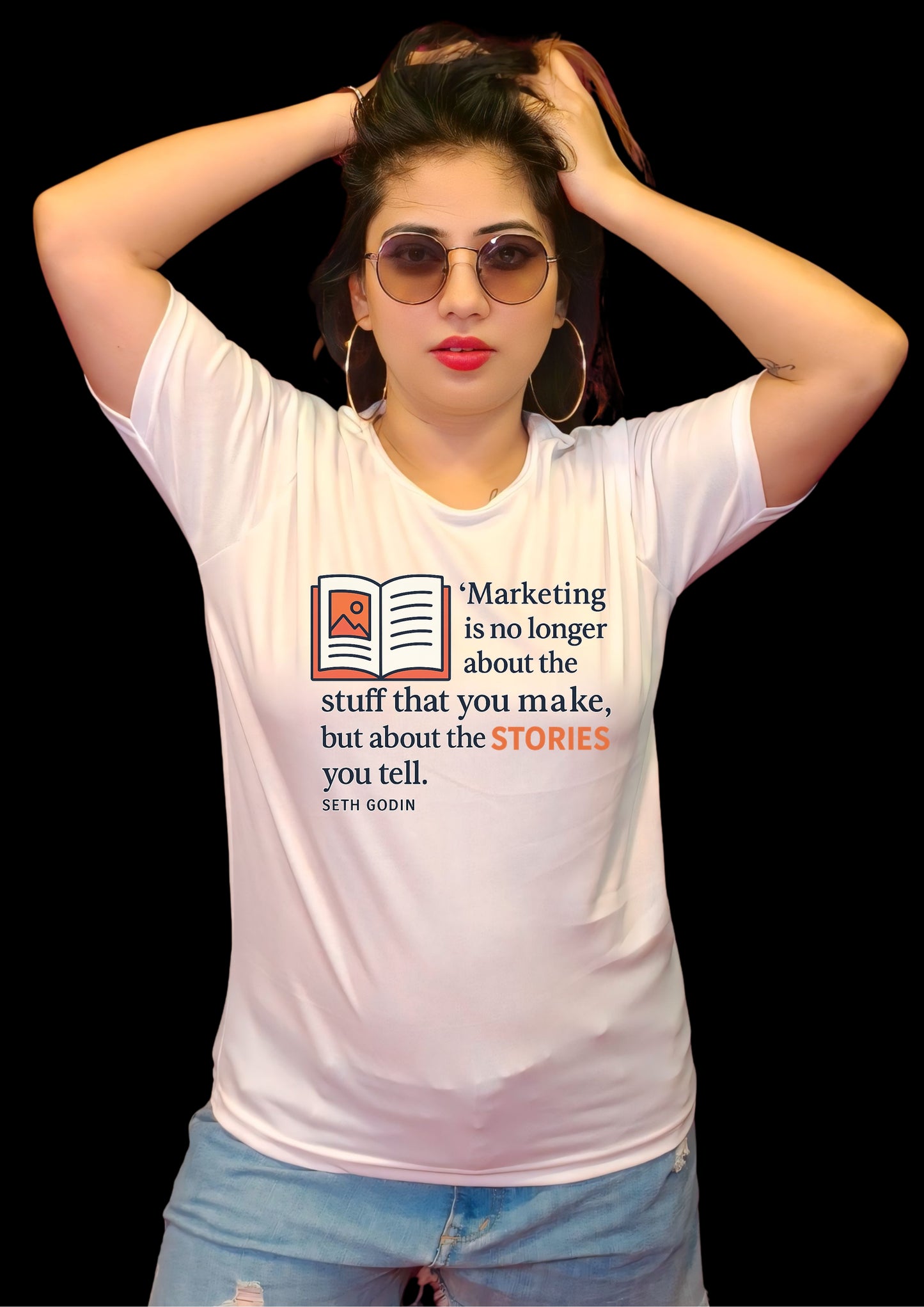 Seth Godin Storytelling Quote Tee