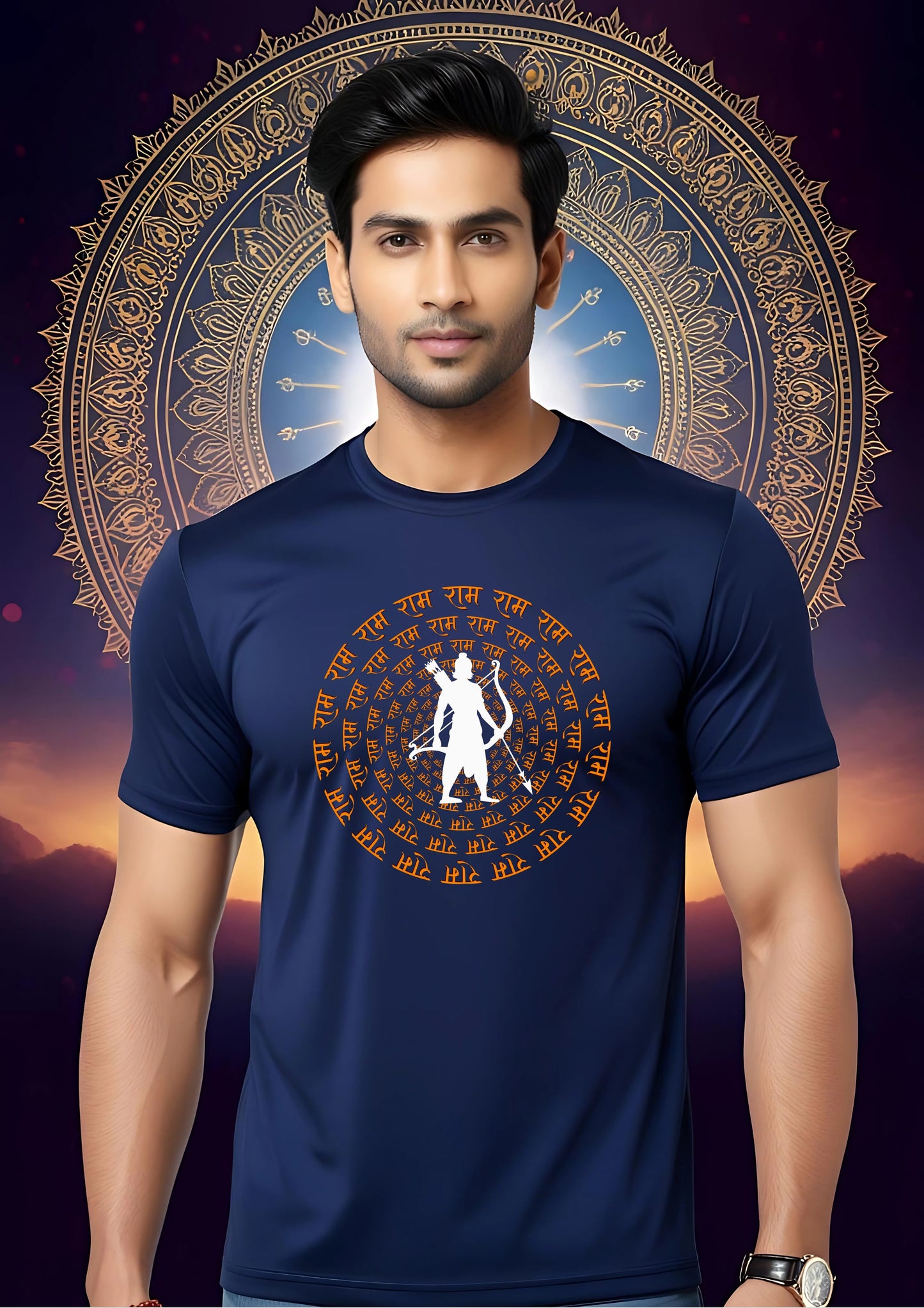 Sacred Spiral of Lord Ram Tee