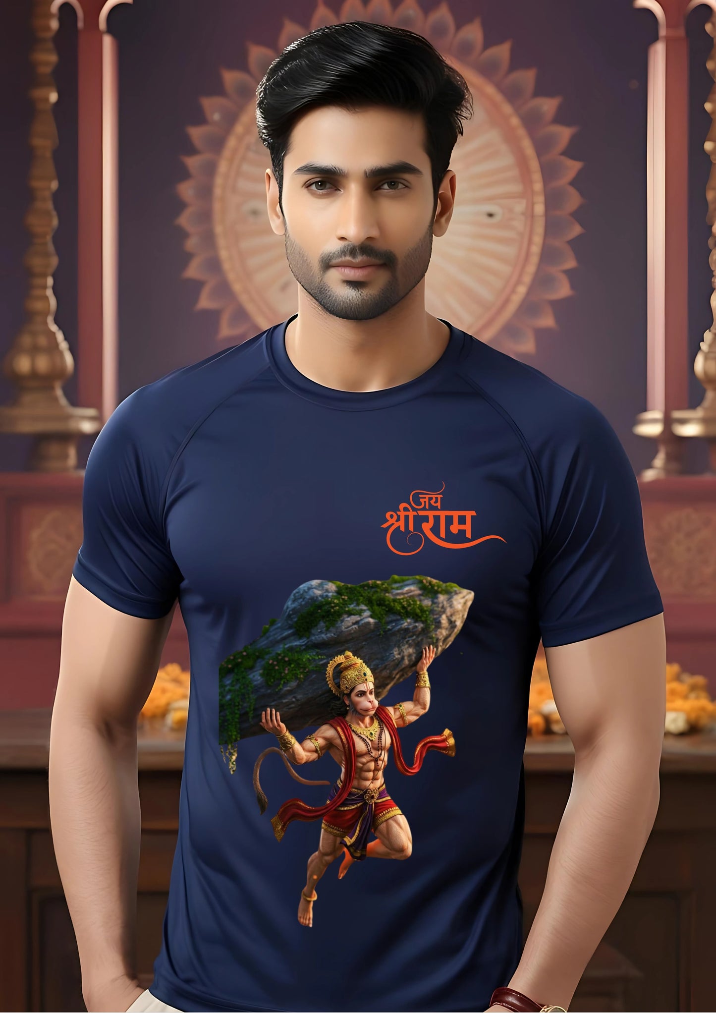 Hanuman with Sanjeevani Parvat Tee