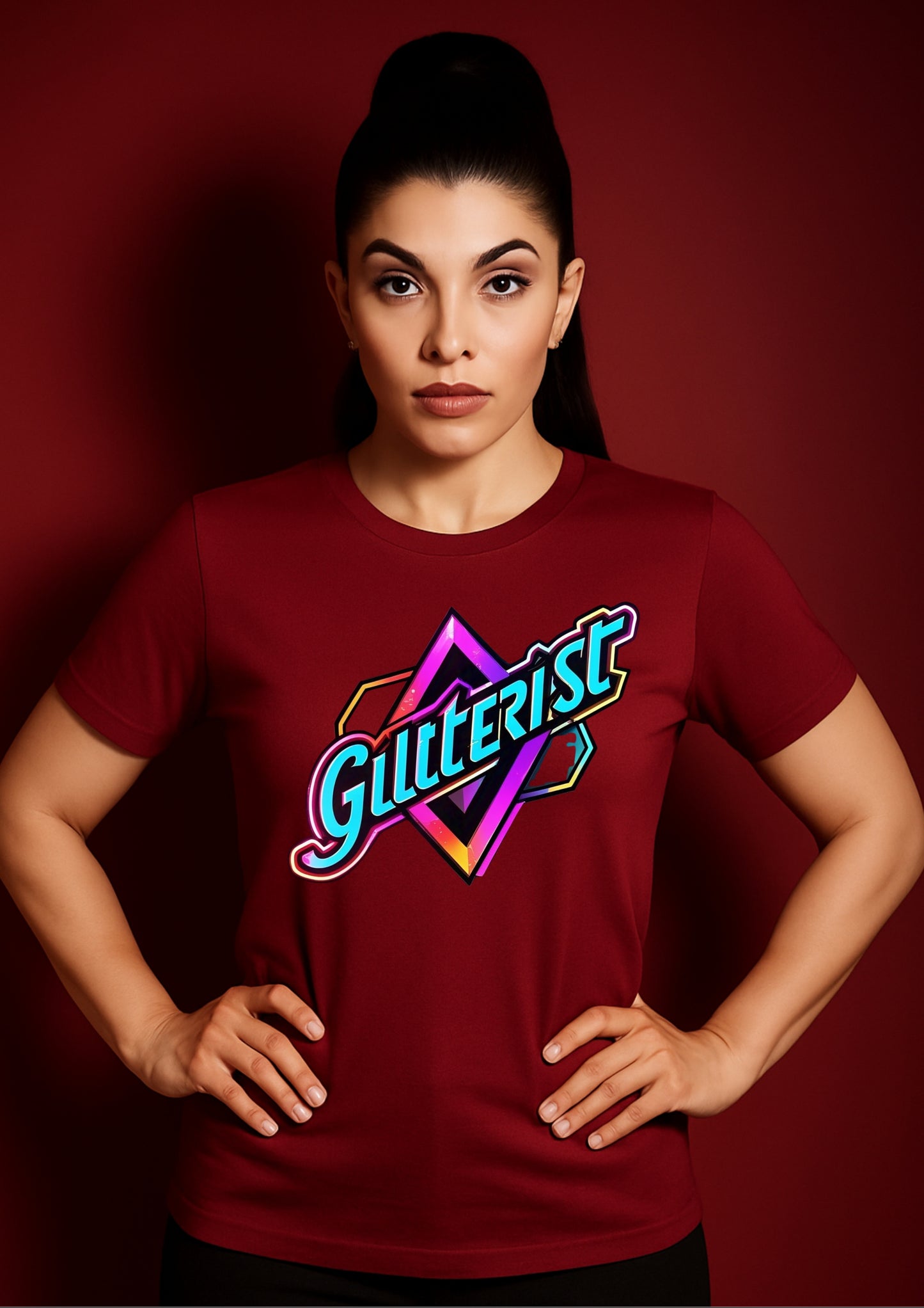 Glitterist Prism Edge Tee – Bold Geometric Edition