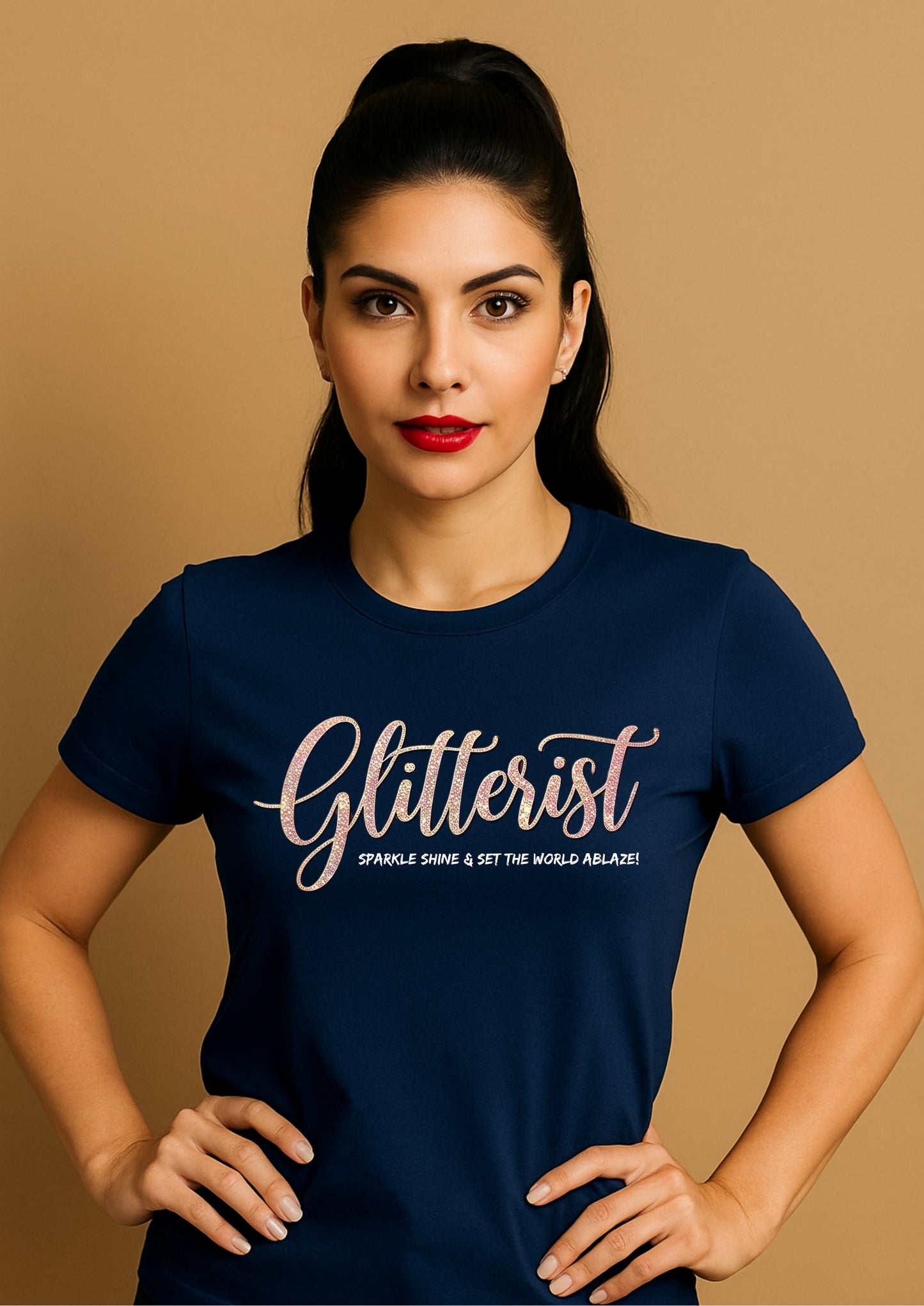 Glitterist Signature Tee – Sparkle Shine Edition