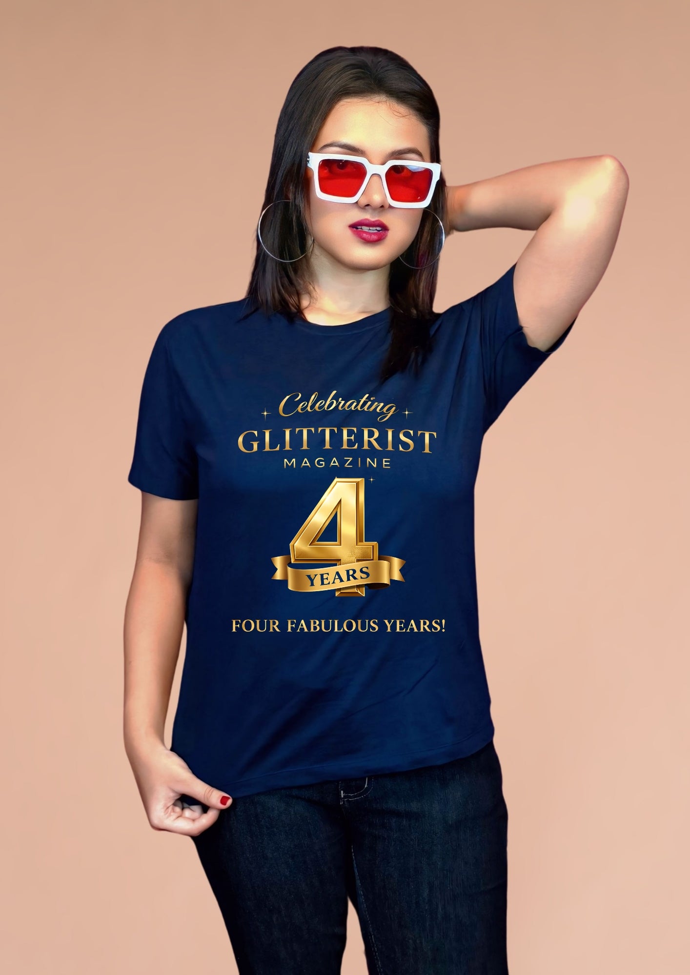 Glitterist Magazine 4 Years Celebration T-Shirt