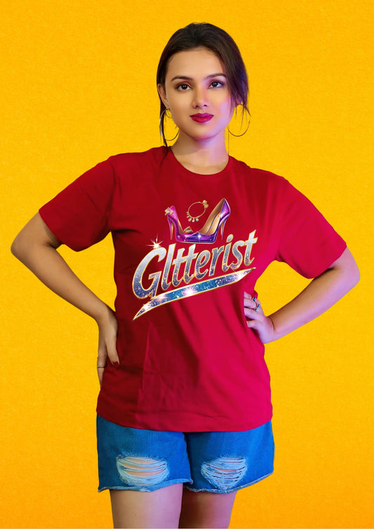 GLITTERIST Luxe Glam Stiletto Tee