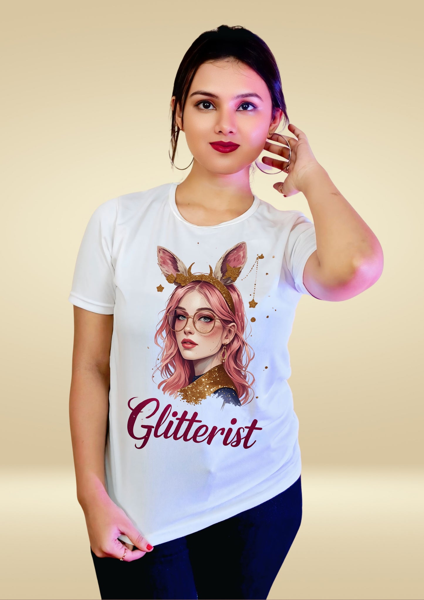 Glitterist Bunny Muse Tee