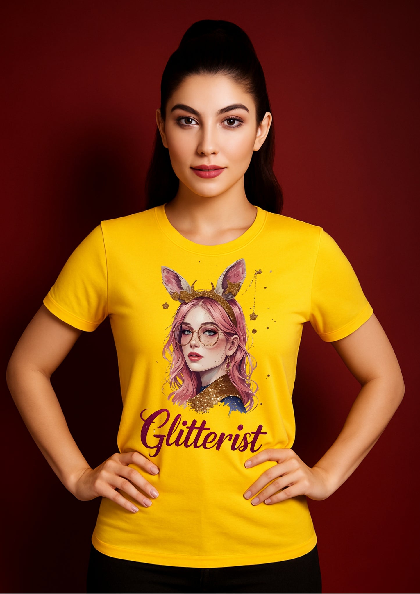 Glitterist Bunny Muse Tee