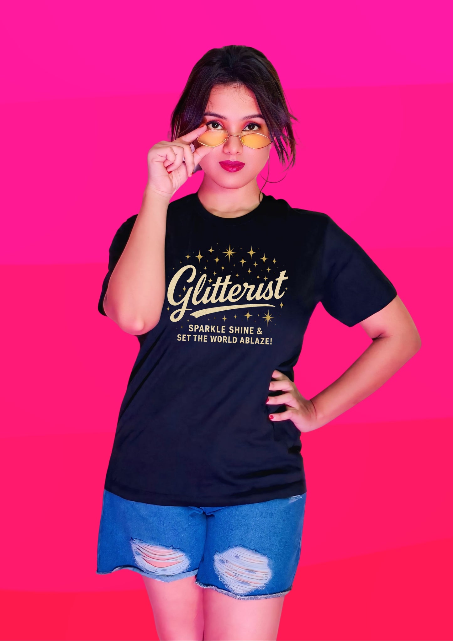 Glitterist Sparkle Burst Tee – Signature Edition