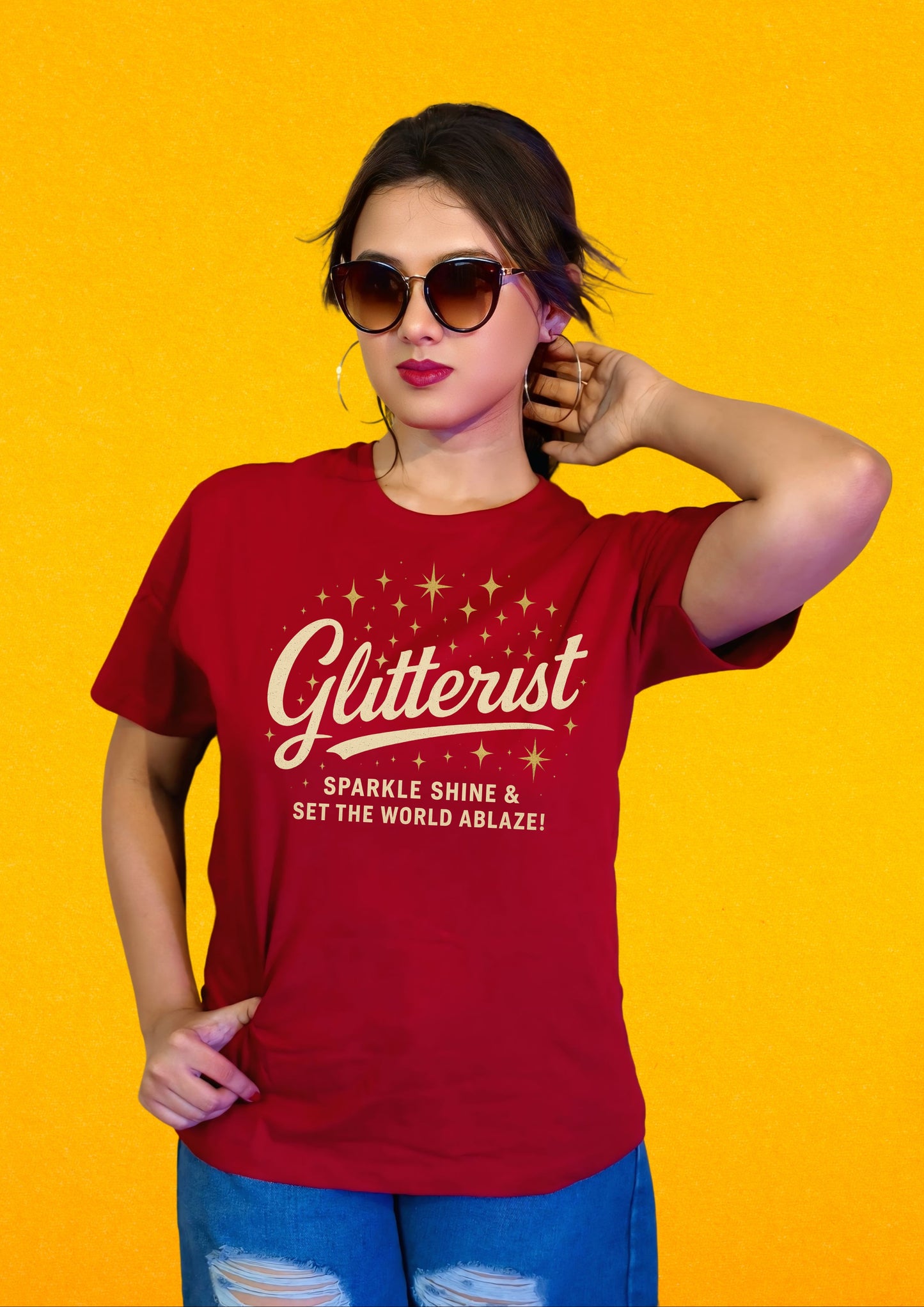Glitterist Sparkle Burst Tee – Signature Edition