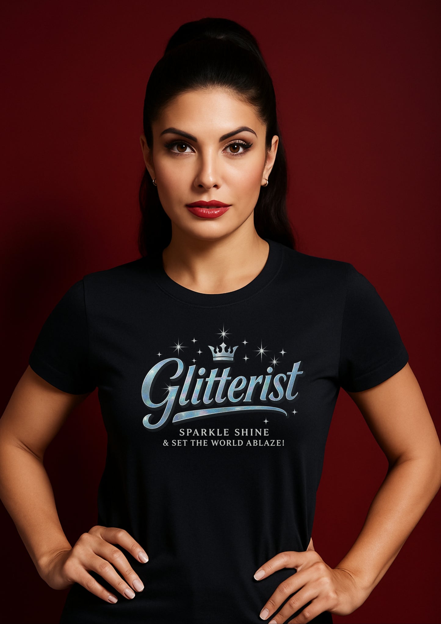 Glitterist Crown Edition Tee – Royal Radiance Series