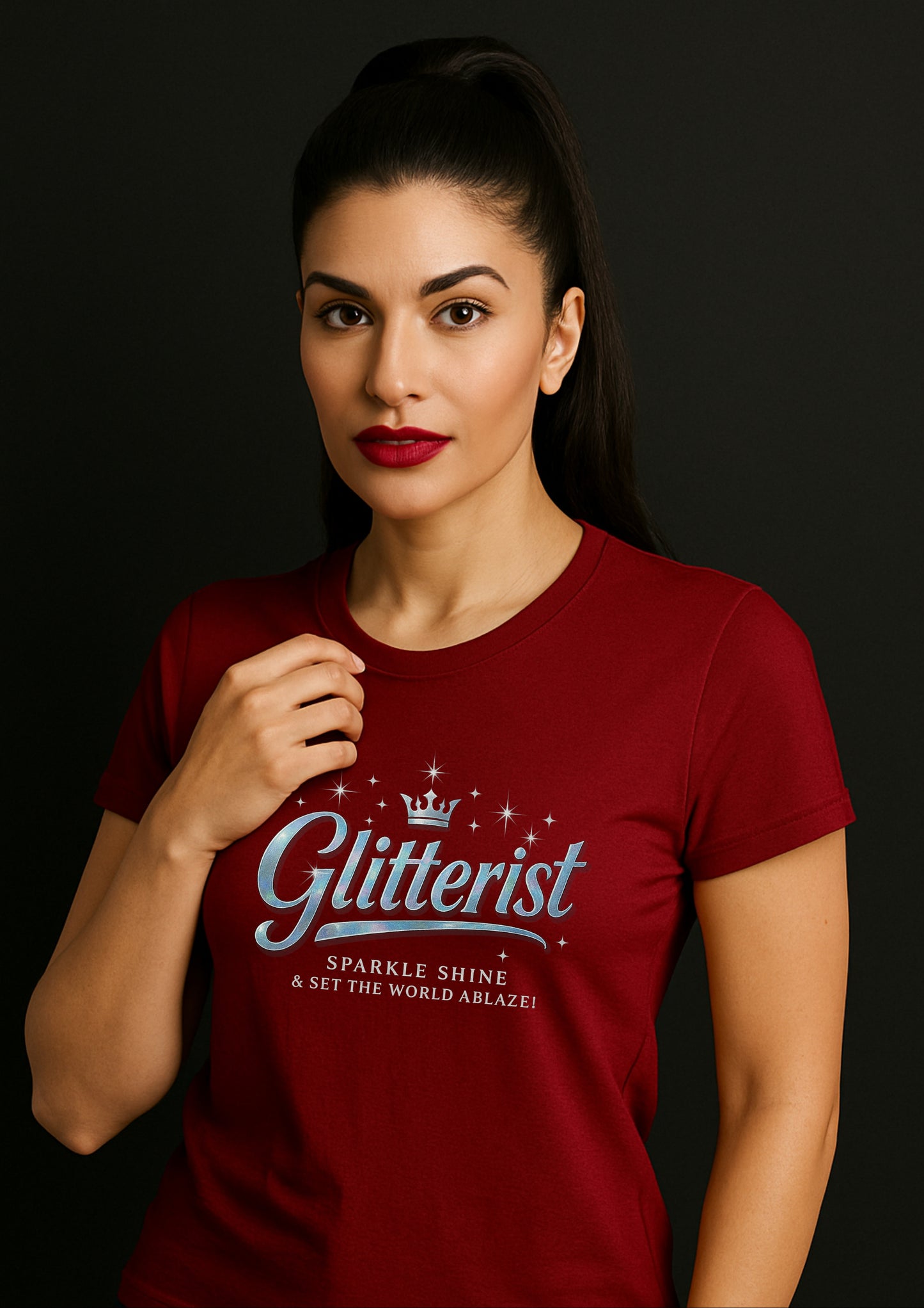 Glitterist Crown Edition Tee – Royal Radiance Series