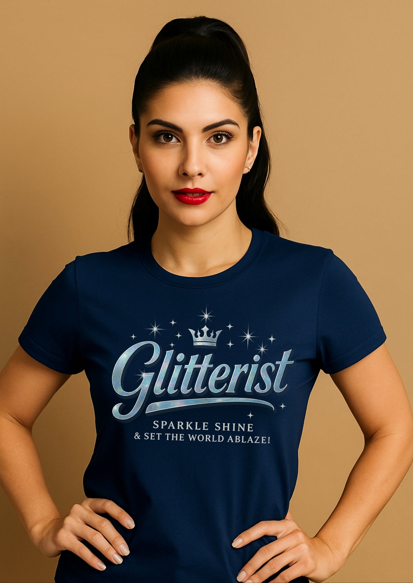 Glitterist Crown Edition Tee – Royal Radiance Series