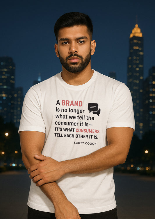 Consumer-Driven Brand Quote Tee
