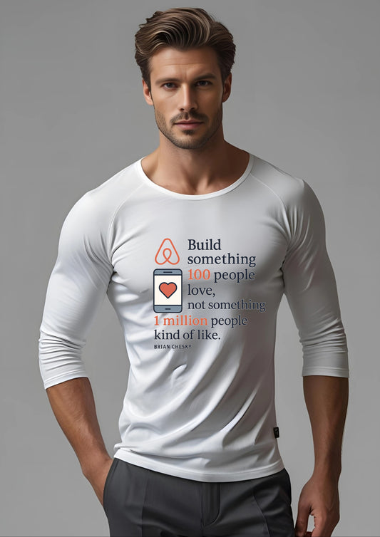 Brian Chesky Product-Love Quote Tee (Half Sleeve)