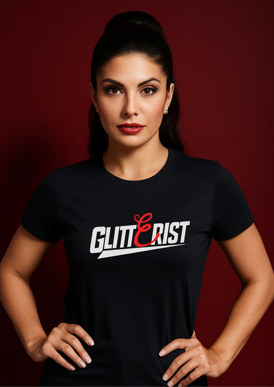Glitterist Bold Monogram Tee – Signature Edit
