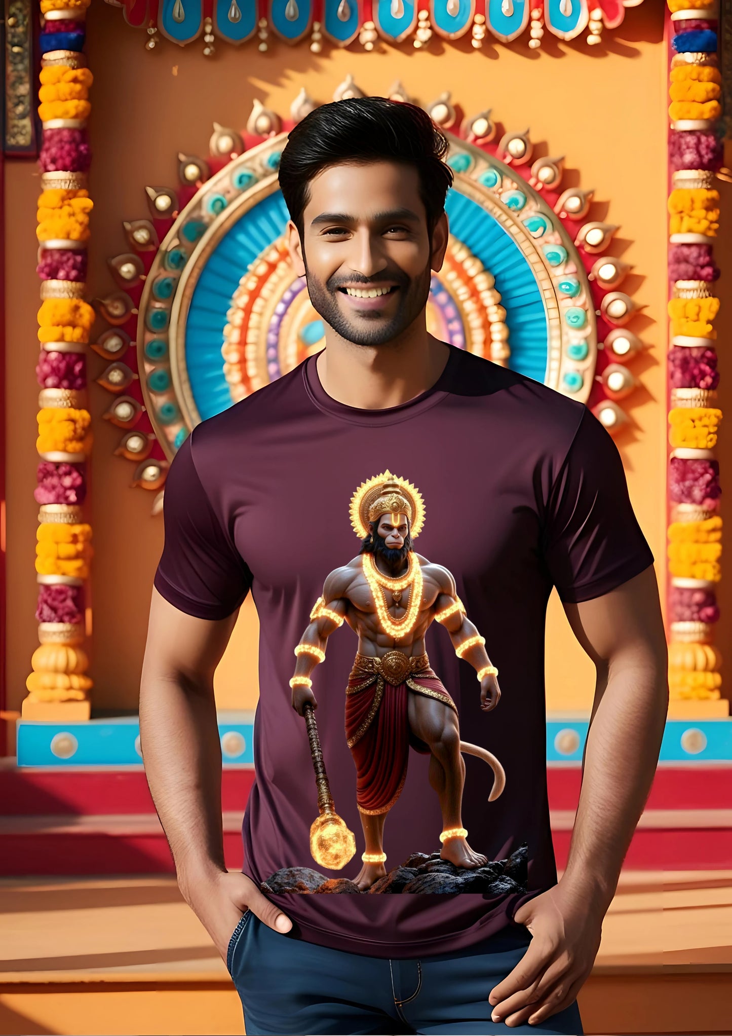 Radiant Power Hanuman Tee