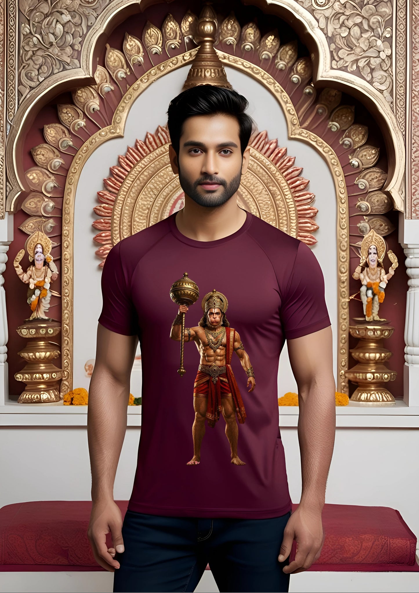 Sacred Hanuman Emblem Tee