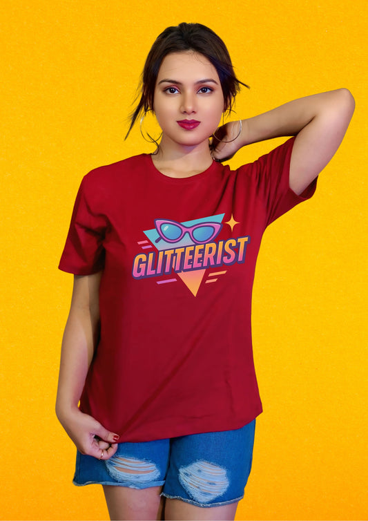 Glitterist Retro Shades Graphic T-Shirt