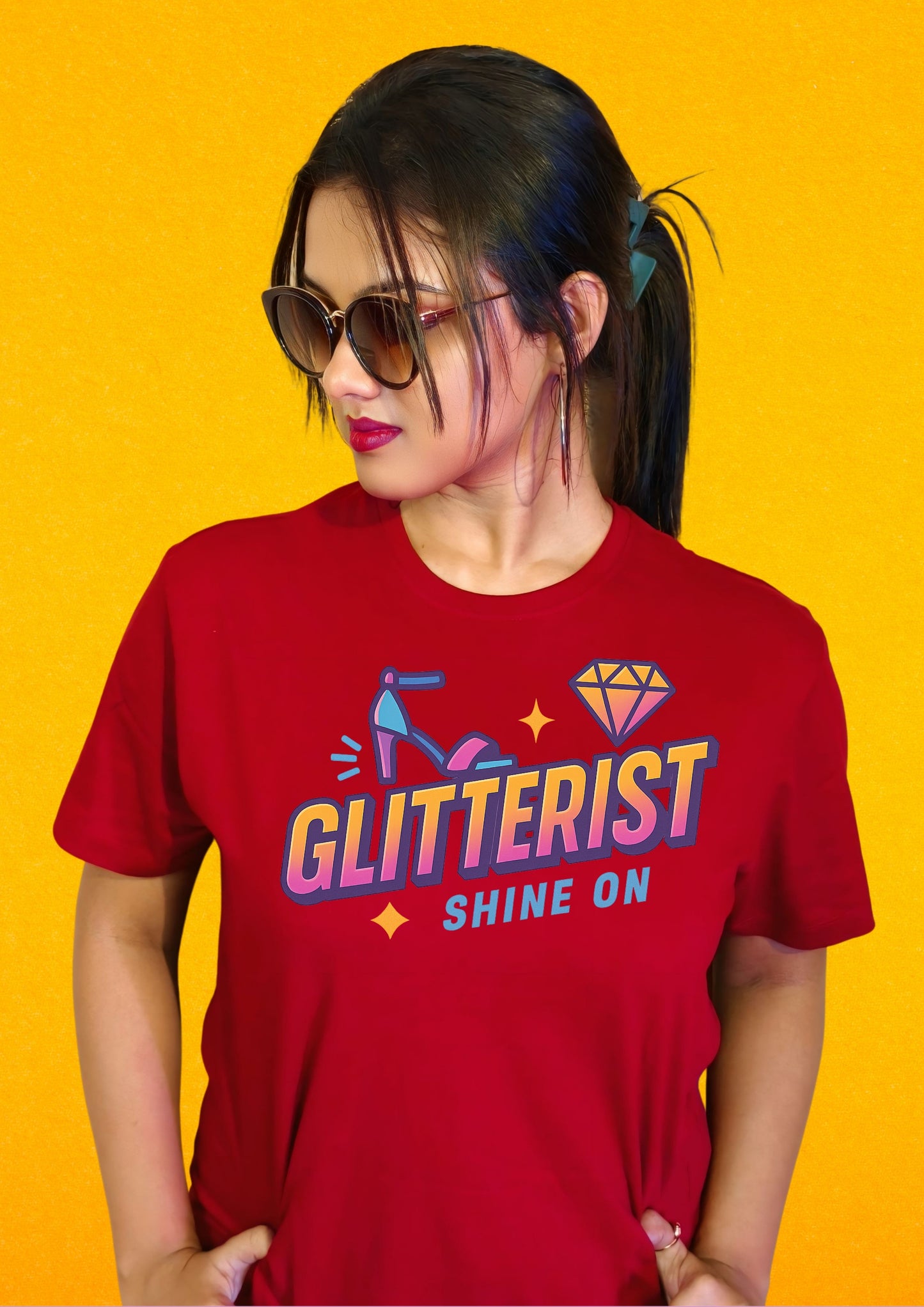 GLITTERIST “Shine On” Unisex T-Shirt