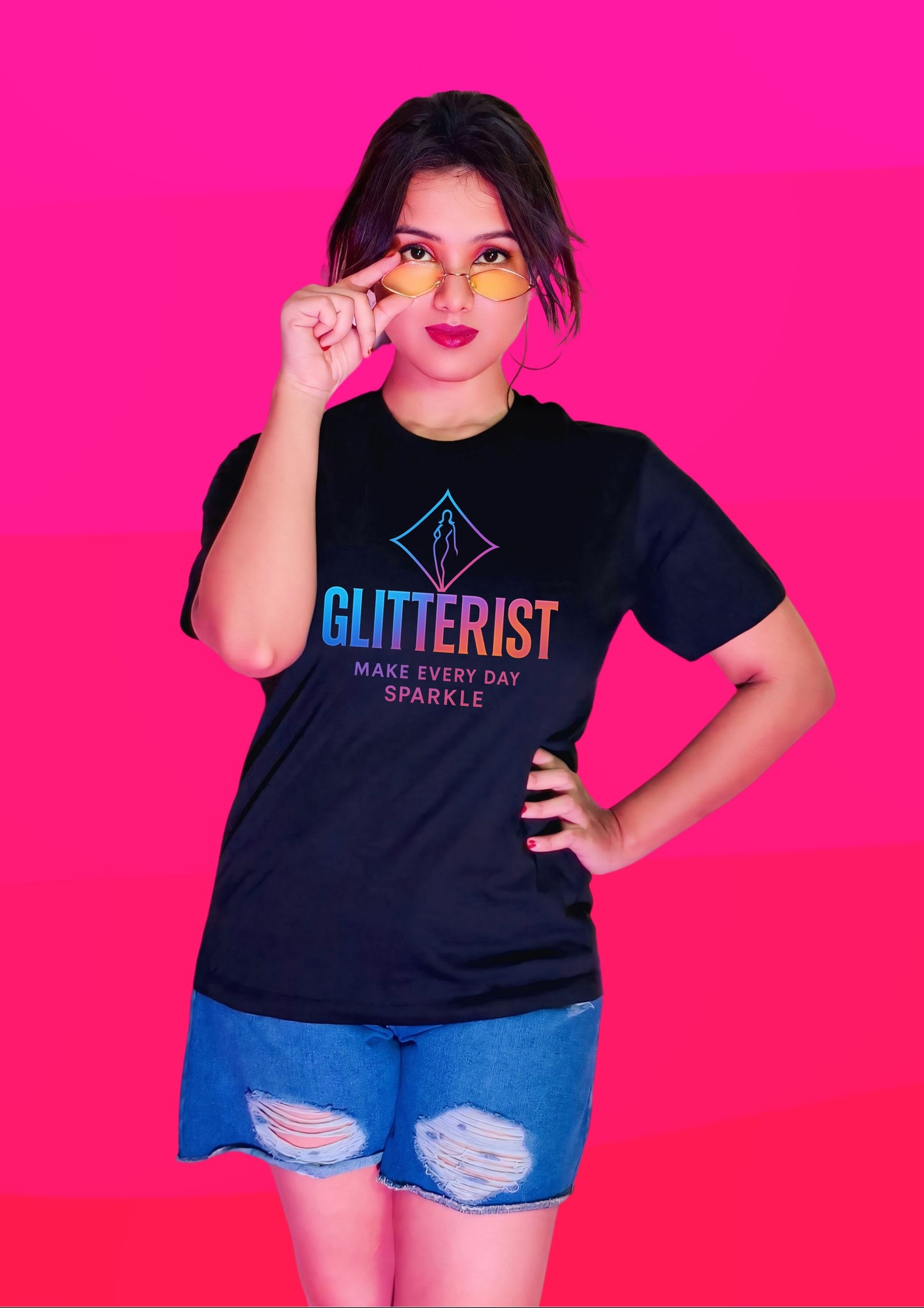 GLITTERIST “Make Every Day Sparkle” Icon Tee