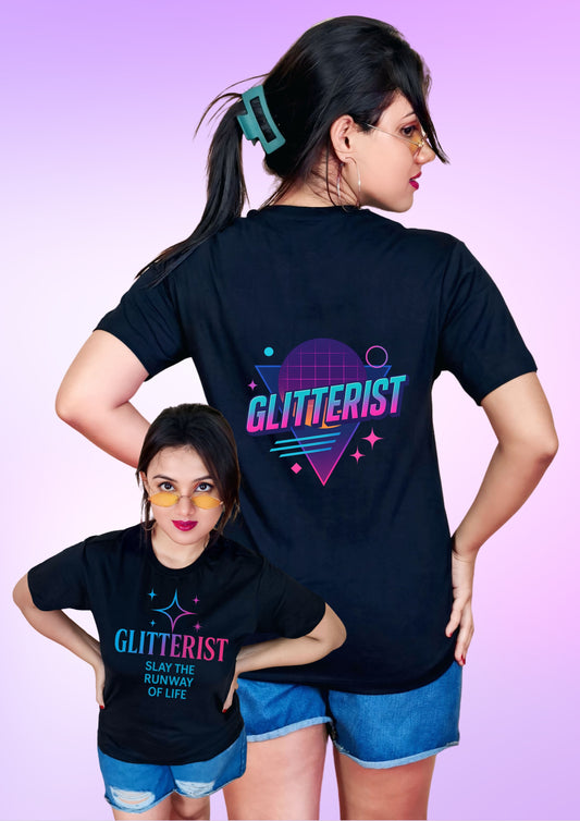 GLITTERIST “Slay The Runway” Dual Print Tee