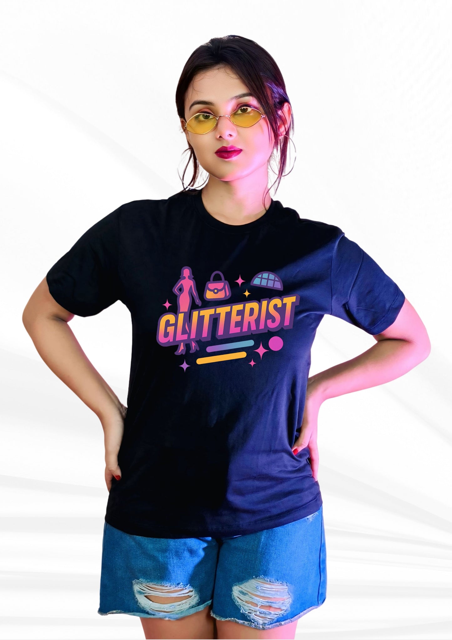 GLITTERIST Glam Vibes T-Shirt