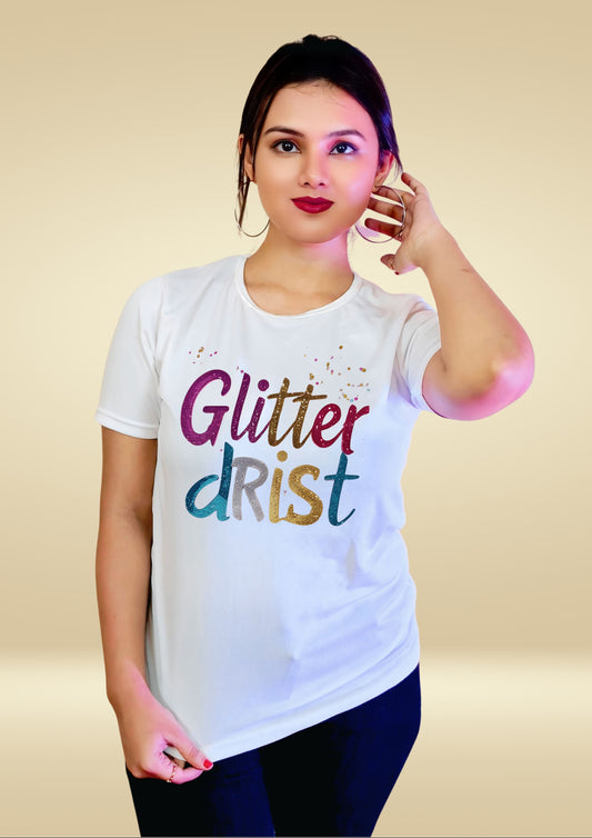 GLITTERIST Color Burst Logo T-Shirt