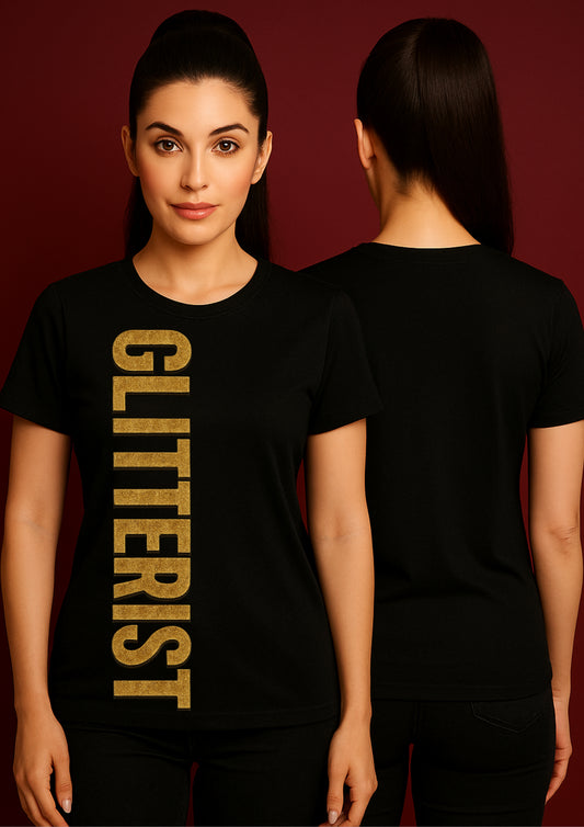 Glitterist Luxe Vertical Tee – Puffed Vinyl Edition