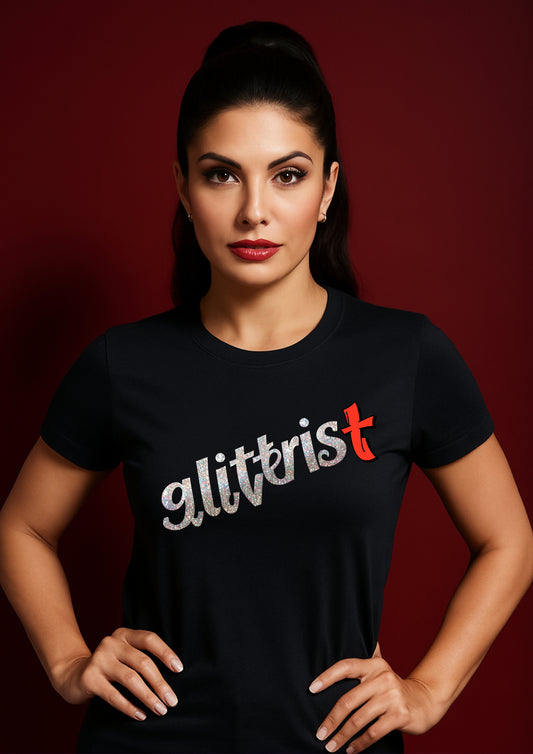 GLITTERIST Sparkle Statement Tee