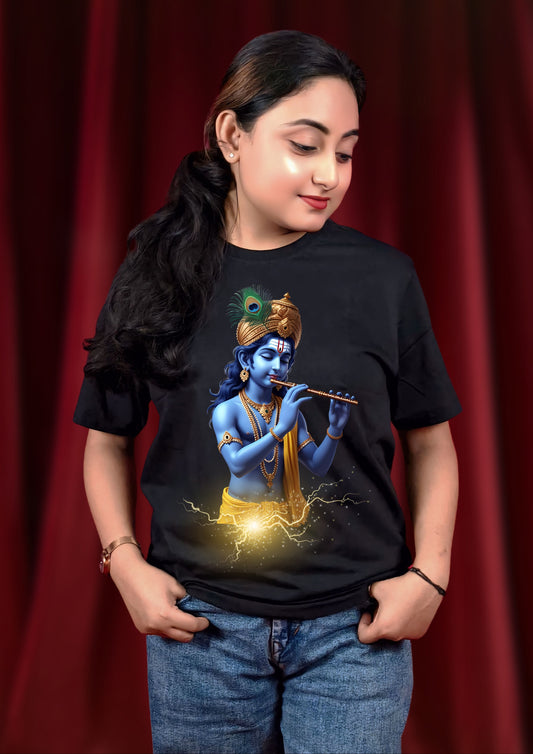 Divine Melody – Krishna Flute T-Shirt